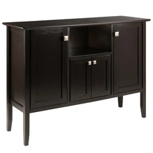 Load image into Gallery viewer, Winsome Wood Melba Buffet Cabinet in Coffee