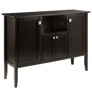 Winsome Wood Melba Buffet Cabinet in Coffee