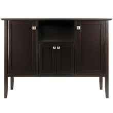 Load image into Gallery viewer, Winsome Wood Melba Buffet Cabinet in Coffee