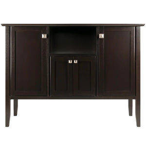 Winsome Wood Melba Buffet Cabinet in Coffee