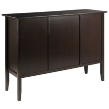 Load image into Gallery viewer, Winsome Wood Melba Buffet Cabinet in Coffee