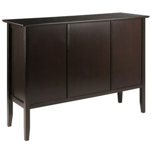 Winsome Wood Melba Buffet Cabinet in Coffee