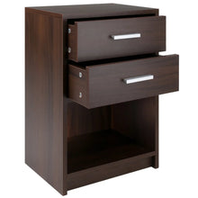 Load image into Gallery viewer, Winsome Wood Molina Accent Table, Nightstand in Cocoa