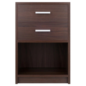 Winsome Wood Molina Accent Table, Nightstand in Cocoa