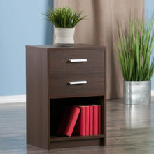 Load image into Gallery viewer, Winsome Wood Molina Accent Table, Nightstand in Cocoa