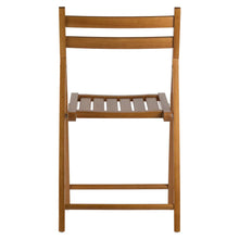 Load image into Gallery viewer, Winsome Wood Robin 4-Pc Folding Chair Set in Teak