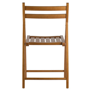 Winsome Wood Robin 4-Pc Folding Chair Set in Teak