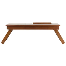 Load image into Gallery viewer, Winsome Wood Anderson Tilt Top Lap Desk in Teak