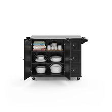 Load image into Gallery viewer, Homestyles Dolly Madison Black Kitchen Cart