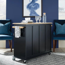 Load image into Gallery viewer, Homestyles Dolly Madison Black Kitchen Cart