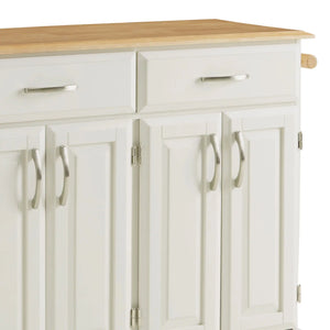 Homestyles Dolly Madison Off-White Kitchen Cart