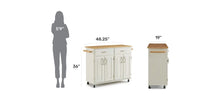 Load image into Gallery viewer, Homestyles Dolly Madison Off-White Kitchen Cart