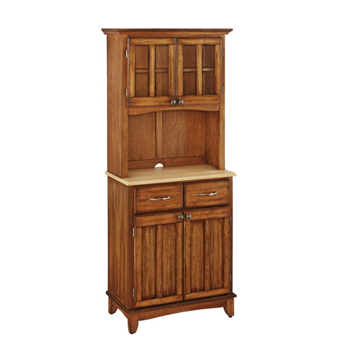 Homestyles Mountain Lodge Brown Buffet with Hutch