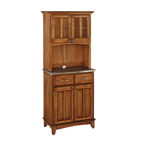 Homestyles Buffet Of Buffets Brown Buffet with Hutch