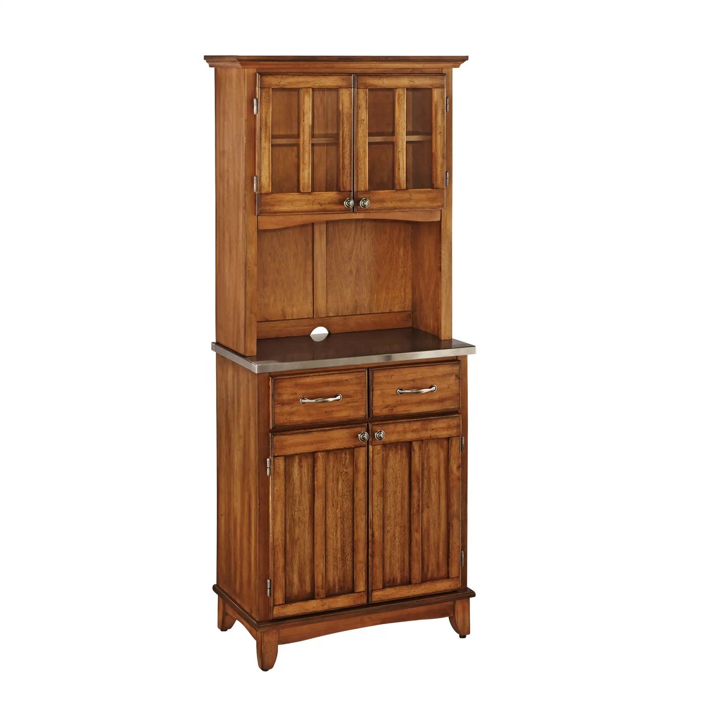 Homestyles Buffet Of Buffets Brown Buffet with Hutch
