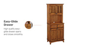 Load image into Gallery viewer, Homestyles Buffet Of Buffets Brown Buffet with Hutch