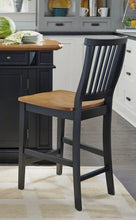 Load image into Gallery viewer, Homestyles Americana Black Counter Stool