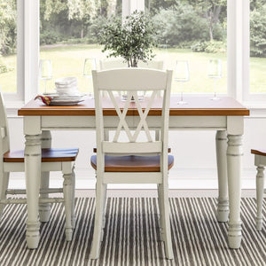 Homestyles Monarch Off-White Dining Table