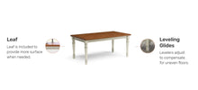 Load image into Gallery viewer, Homestyles Monarch Off-White Dining Table