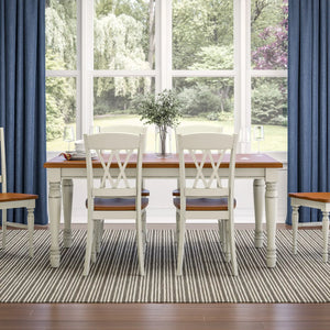 Homestyles Monarch Off-White Dining Table