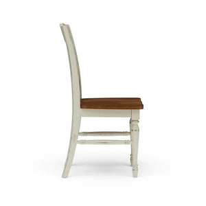 Homestyles Monarch Off-White Dining Chair Pair