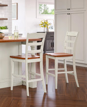 Load image into Gallery viewer, Homestyles Monarch Off-White Counter Stool