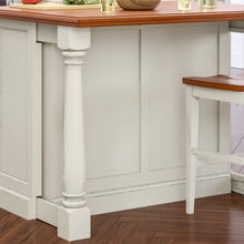 Load image into Gallery viewer, Homestyles Monarch Off-White Kitchen Island