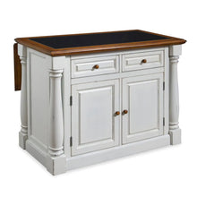 Load image into Gallery viewer, Homestyles Monarch Off-White Kitchen Island