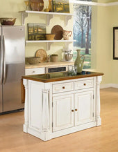 Load image into Gallery viewer, Homestyles Monarch Off-White Kitchen Island
