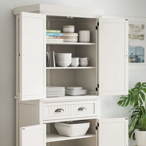 Homestyles Nantucket Off-White Pantry