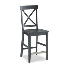Load image into Gallery viewer, Homestyles Nantucket Black Counter Stool