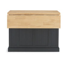 Load image into Gallery viewer, Homestyles Nantucket Black Kitchen Island