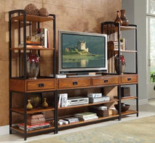 Load image into Gallery viewer, Homestyles Modern Craftsman Brown Media Stand