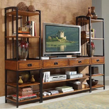 Load image into Gallery viewer, Homestyles Modern Craftsman Brown Media Stand