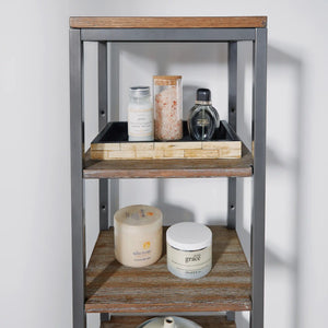 Homestyles Barnside Gray Seven Tier Shelf