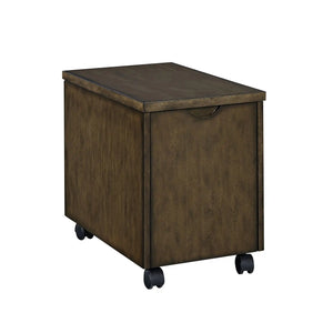 Homestyles Xcel Brown Mobile File Cabinet