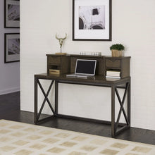 Load image into Gallery viewer, Homestyles Xcel Brown Desk with Hutch and File Cabinet