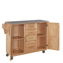 Load image into Gallery viewer, Homestyles General Line Brown Kitchen Cart