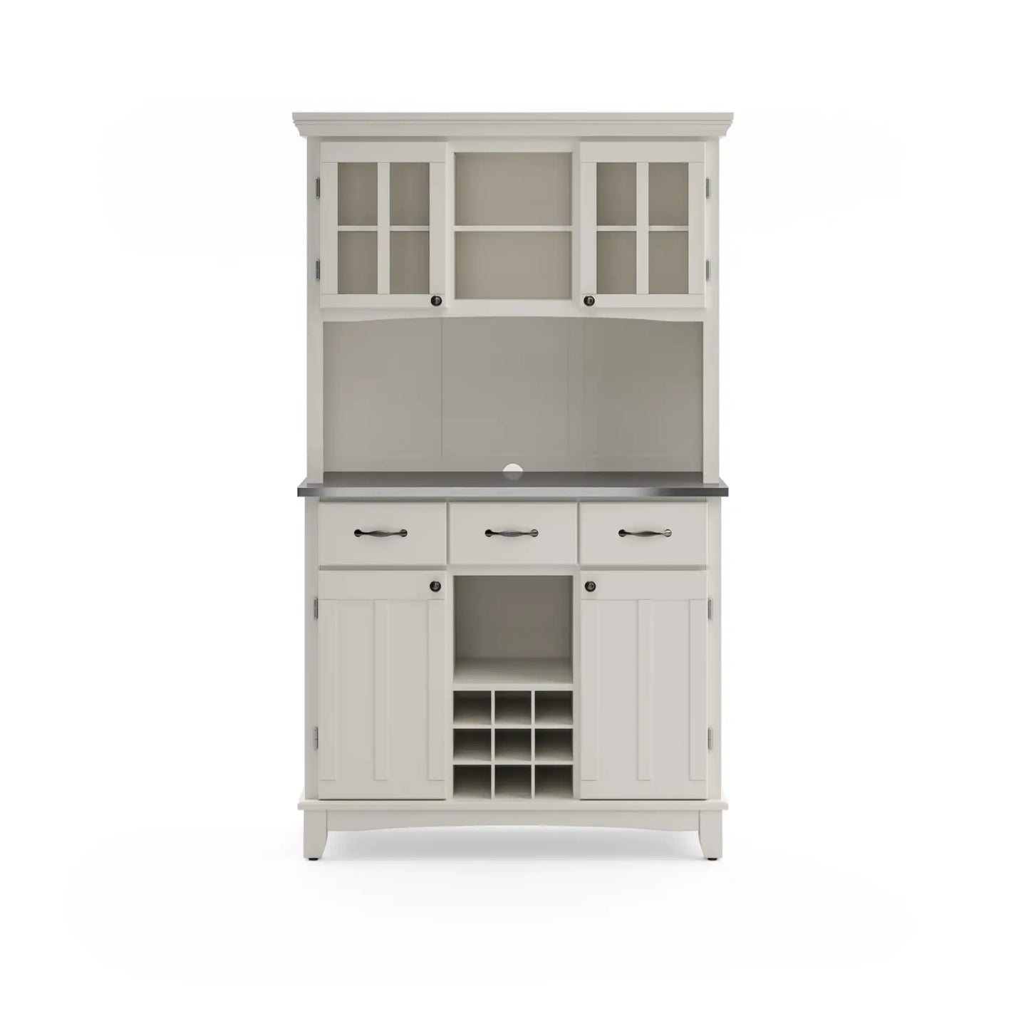 Homestyles Buffet Of Buffets Off-White Buffet with Hutch