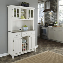 Load image into Gallery viewer, Homestyles Buffet Of Buffets Off-White Buffet with Hutch