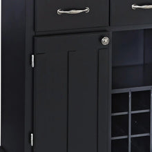 Load image into Gallery viewer, Homestyles Buffet Of Buffets Black Buffet with Hutch