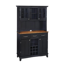Load image into Gallery viewer, Homestyles Buffet Of Buffets Black Buffet with Hutch