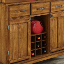 Load image into Gallery viewer, Homestyles Buffet Of Buffets Brown Buffet with Hutch