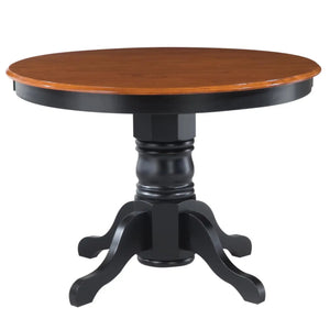 Homestyles Bishop Black Pedestal Dining Table