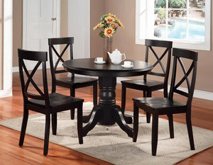 Homestyles Blair Black Dining Chair Pair