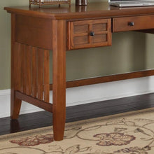 Load image into Gallery viewer, Homestyles Arts &amp; Crafts Brown Executive Desk