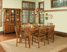 Load image into Gallery viewer, Homestyles Arts &amp; Crafts Brown 7 Piece Dining Set