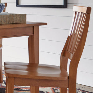 Homestyles Arts & Crafts Brown Dining Chair Pair