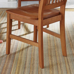 Homestyles Arts & Crafts Brown Dining Chair Pair