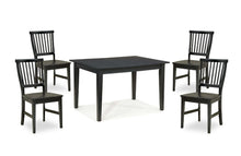 Load image into Gallery viewer, Homestyles Arts &amp; Crafts Black 5 Piece Dining Set